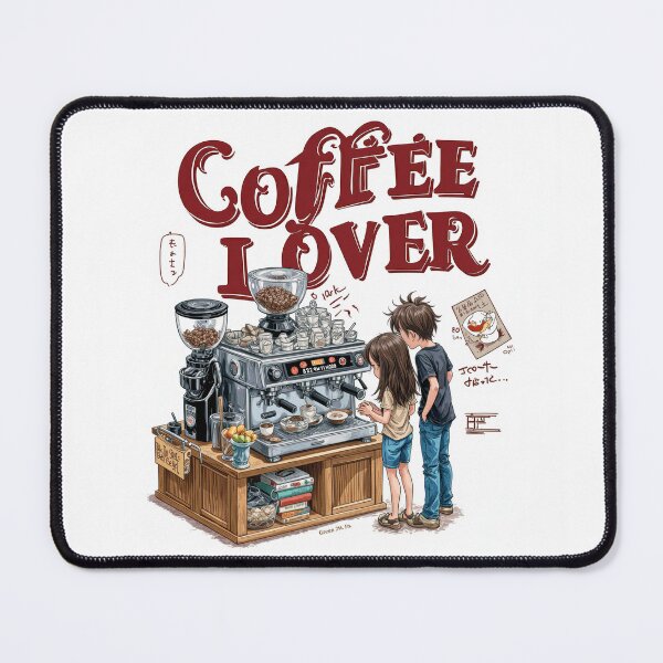 Item preview, Cute Coffee Lover Barista Machine – Adorable Coffee Shop Cartoon Art designed and sold by Grafititee.