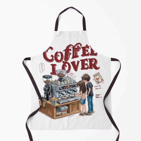 Item preview, Cute Coffee Lover Barista Machine – Adorable Coffee Shop Cartoon Art designed and sold by Grafititee.
