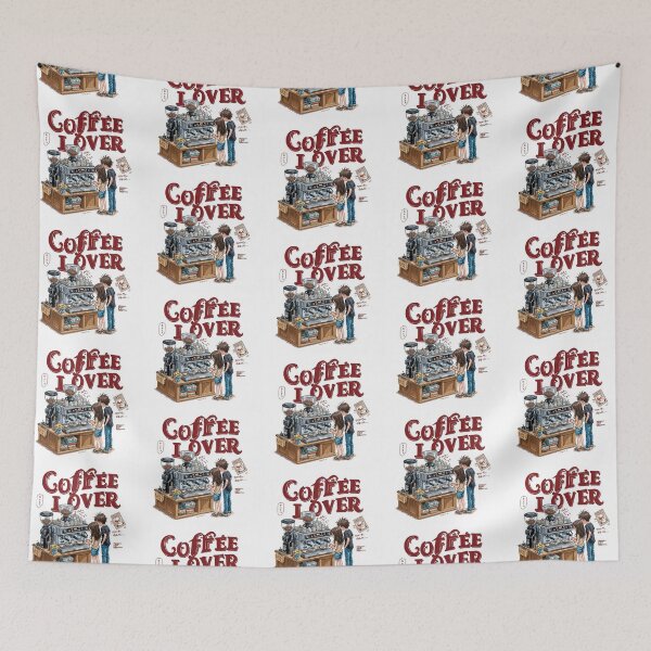 Item preview, Cute Coffee Lover Barista Machine – Adorable Coffee Shop Cartoon Art designed and sold by Grafititee.