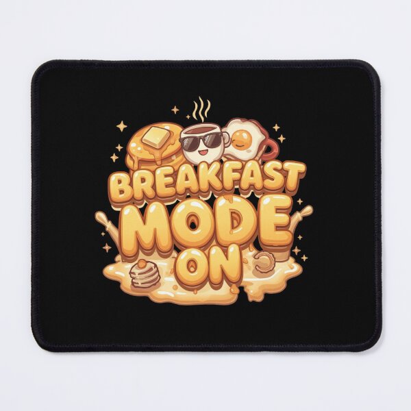 Item preview, Breakfast Mode On – Cute Kawaii Pancakes, Egg & Coffee Cartoon | Funny Breakfast Lover Design designed and sold by DevineCouture.