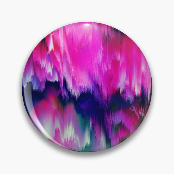 Item preview, Fascinate - Iridescent Pink and Blue Glitch Aesthetic designed and sold by Petra Lang.