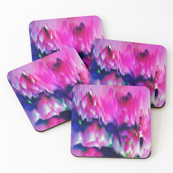 Item preview, Fascinate - Iridescent Pink and Blue Glitch Aesthetic designed and sold by Petra Lang.