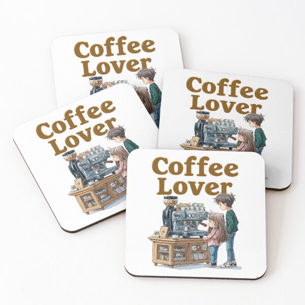 Item preview, Cute Coffee Lover Barista Machine – Adorable Coffee Shop Cartoon Art designed and sold by Grafititee.