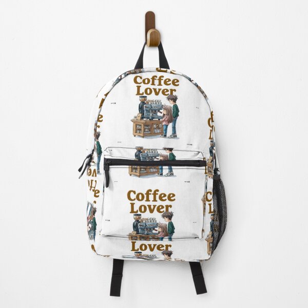 Item preview, Cute Coffee Lover Barista Machine – Adorable Coffee Shop Cartoon Art designed and sold by Grafititee.