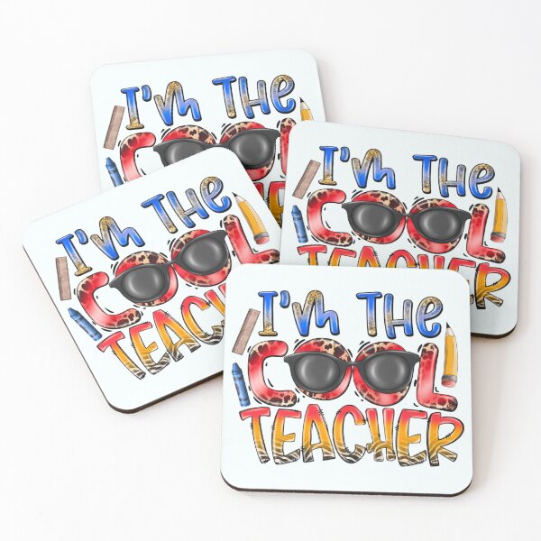 Item preview, I'm The Cool Teacher – Funny Teacher Quote Apparel & Home Decor | Gifts for Educators designed and sold by Compass and a Camera.
