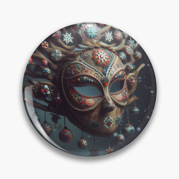Item preview, Wind-Whipper Spirit Mask | Ritual Glamour Ethno-Fantasy Art designed and sold by Karaboshka.