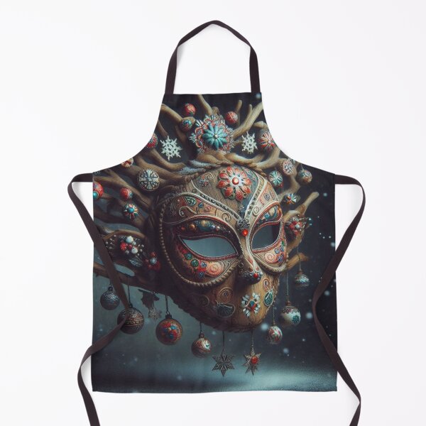 Item preview, Wind-Whipper Spirit Mask | Ritual Glamour Ethno-Fantasy Art designed and sold by Karaboshka.