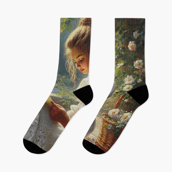 Item preview, A girl with a letter. designed and sold by aleksandr13.