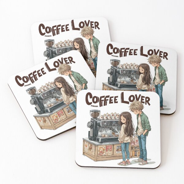 Item preview, Cute Coffee Lover Barista Machine – Adorable Coffee Shop Cartoon Art designed and sold by Grafititee.