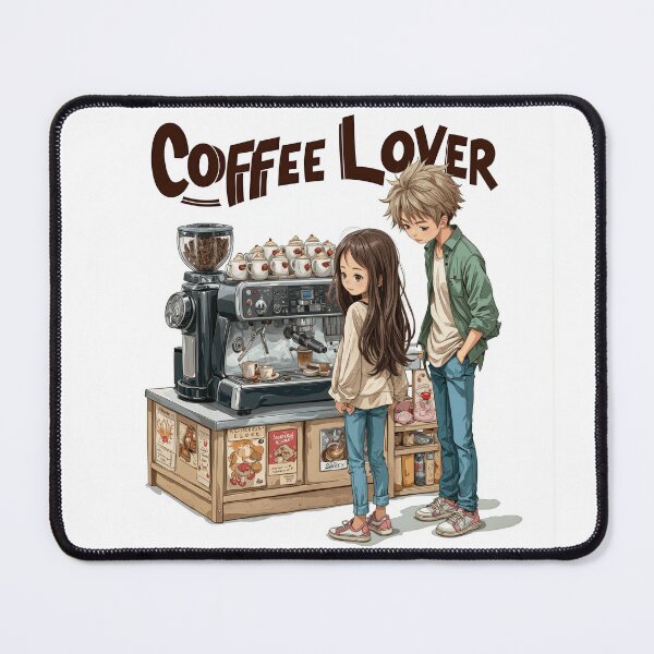 Item preview, Cute Coffee Lover Barista Machine – Adorable Coffee Shop Cartoon Art designed and sold by Grafititee.