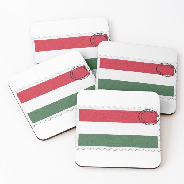 Item preview, Hungary National Flag Postage Stamp designed and sold by red-amber65.