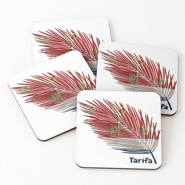 Item preview, Abstract Flag of Tarifa – Feather Shape Design designed and sold by ArteJorge48.