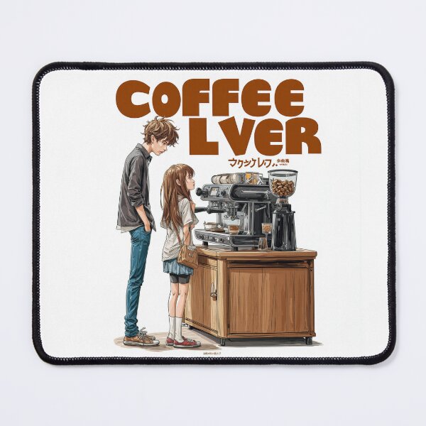 Item preview, Cute Coffee Lover Barista Machine – Adorable Coffee Shop Cartoon Art designed and sold by Grafititee.