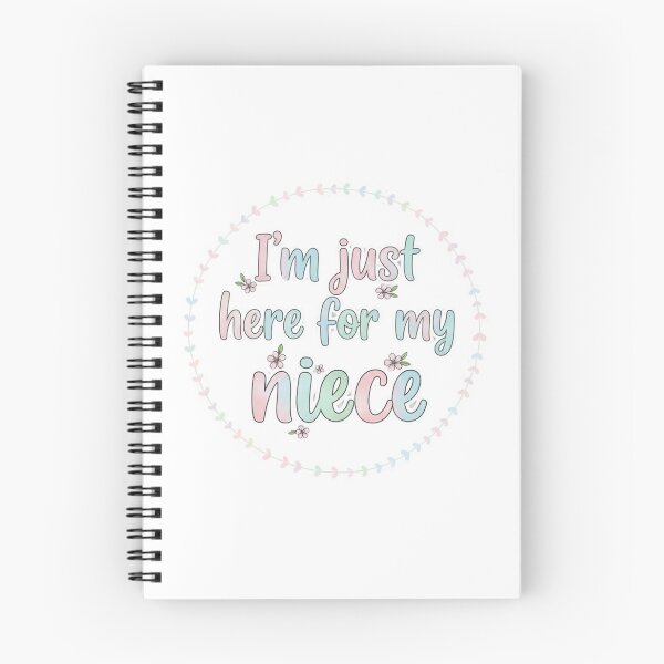 Item preview, I’m Just Here For My Niece – Funny Family Quote Design designed and sold by JustCrafted.