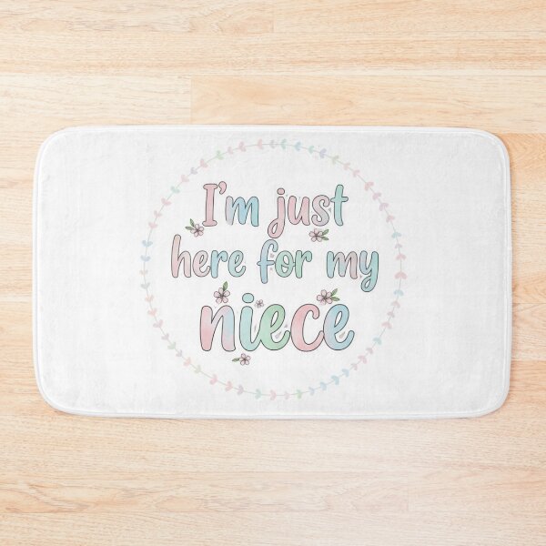 Item preview, I’m Just Here For My Niece – Funny Family Quote Design designed and sold by JustCrafted.