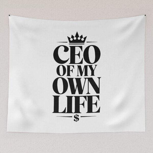 Item preview, CEO of My Own Life Design | Entrepreneur Boss Motivation Hustle Culture | Empowerment Slogan Gift designed and sold by pixelpopplanet.