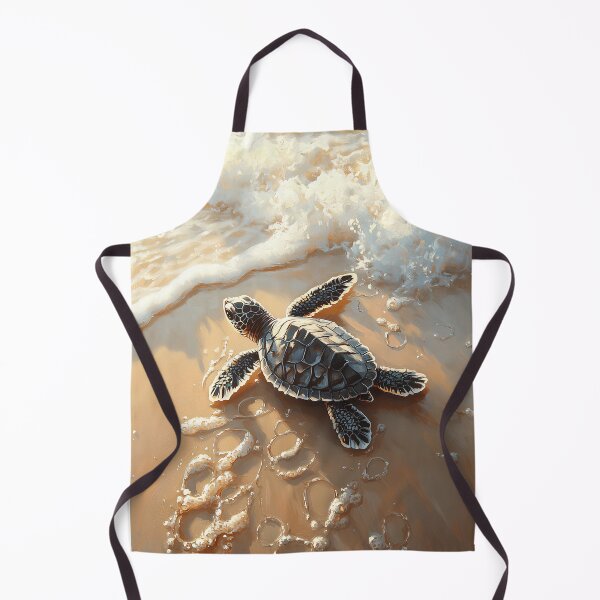 Item preview, Sea Turtle Series – Hatchling Rush Painting designed and sold by CuongArtLab.
