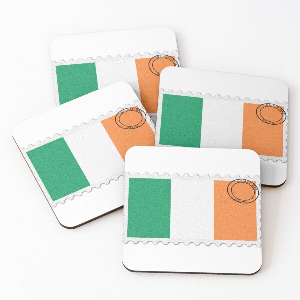 Item preview, Ireland National Flag Postage Stamp designed and sold by red-amber65.