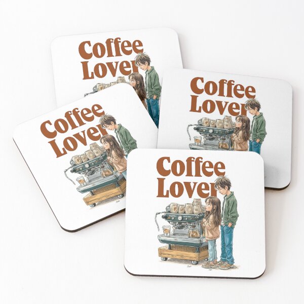 Item preview, Cute Coffee Lover Barista Machine – Adorable Coffee Shop Cartoon Art designed and sold by Grafititee.