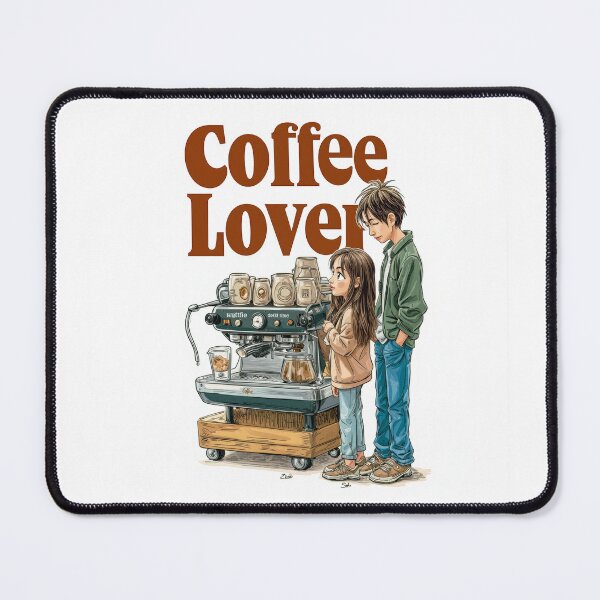 Item preview, Cute Coffee Lover Barista Machine – Adorable Coffee Shop Cartoon Art designed and sold by Grafititee.