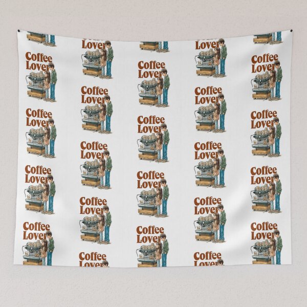 Item preview, Cute Coffee Lover Barista Machine – Adorable Coffee Shop Cartoon Art designed and sold by Grafititee.