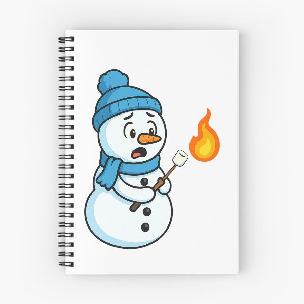 Item preview, Snowman Roasting Marshmallows designed and sold by Napini.