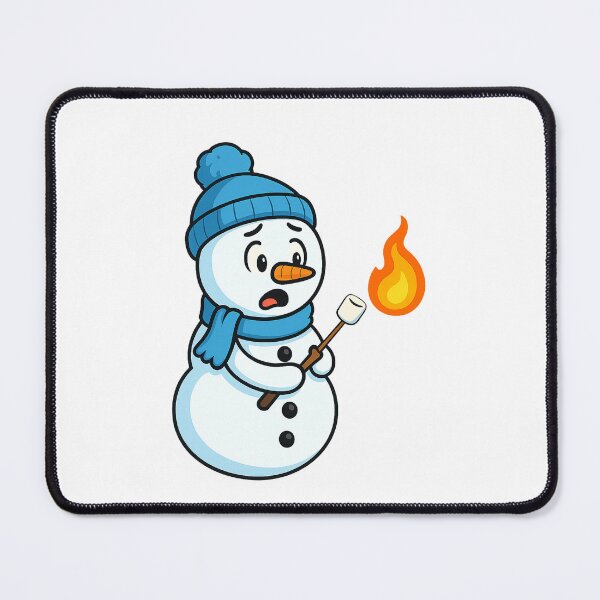 Item preview, Snowman Roasting Marshmallows designed and sold by Napini.