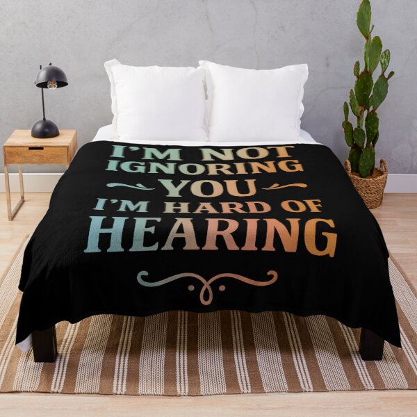 Item preview, I'm Not Ignoring You I'm Hard of Hearing Funny Deaf  designed and sold by hemagamo.