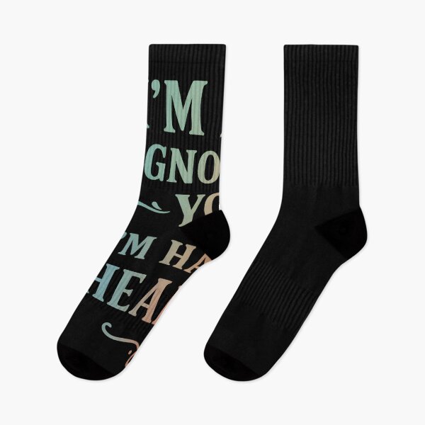 Item preview, I'm Not Ignoring You I'm Hard of Hearing Funny Deaf  designed and sold by hemagamo.