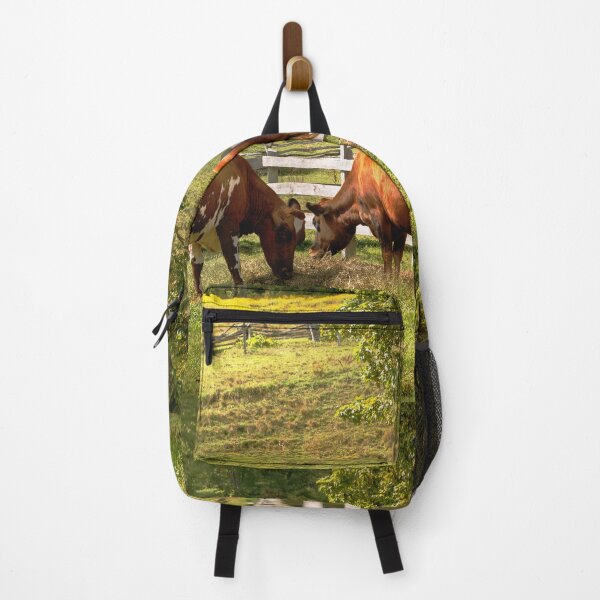 Item preview, Animal - Cow - Cows eating grass designed and sold by Mike Savad Photography.
