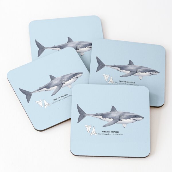 Item preview, WHITE SHARK-Carcharodon carcharias (name and teeth) designed and sold by BEATRIZ ABAITUA.