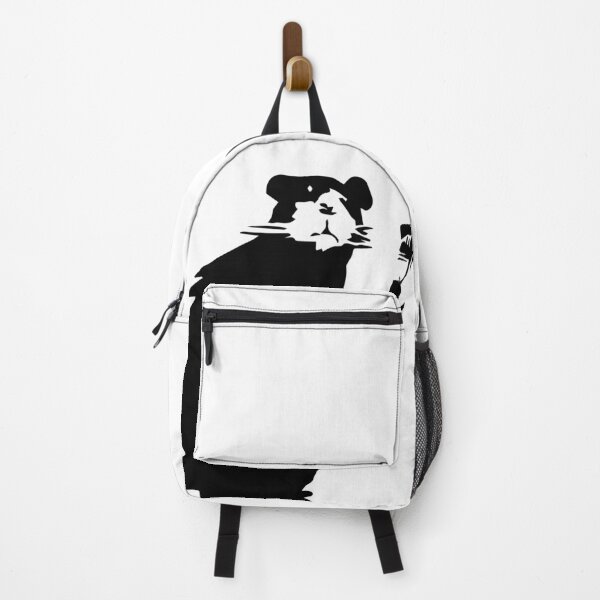 Item preview, Banksy - Stencil Rat Artist Holding Paint Pencil Silhouette designed and sold by DonVivaldo.