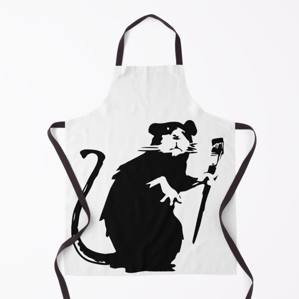 Item preview, Banksy - Stencil Rat Artist Holding Paint Pencil Silhouette designed and sold by DonVivaldo.