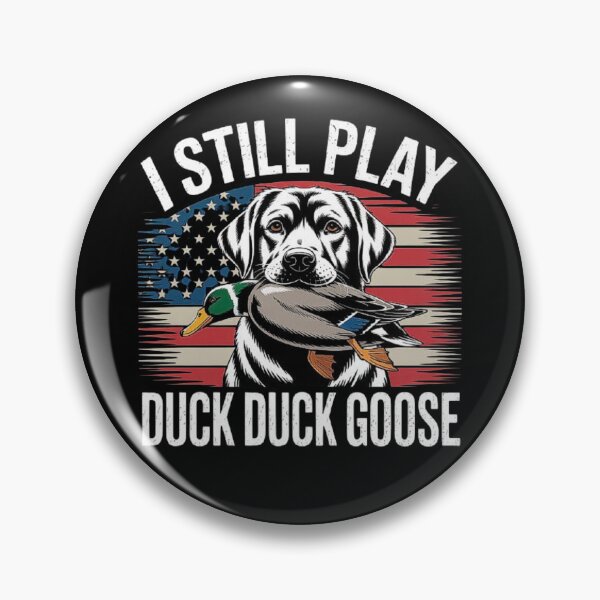Artikelvorschau, Just Play Entenjagdhund mit Stockente und amerikanischer Flagge im Vintage-Stil entworfen und verkauft von love3617.
