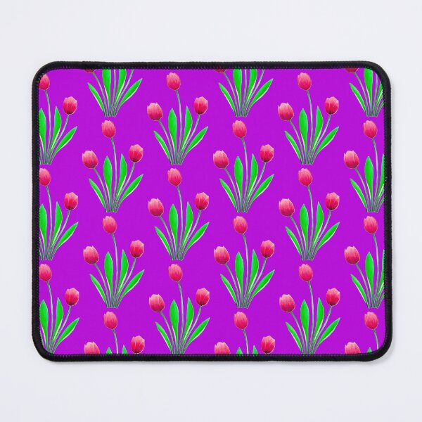 Item preview, Purple tullips design lilac purple background flowers unique original colourful gift designed and sold by Arniesart85.
