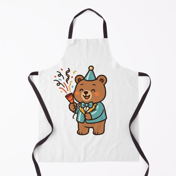 Item preview, Bear Popping Streamer – Fun New Year Bear designed and sold by Confuzz1ed.