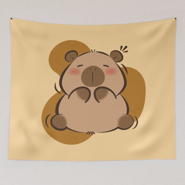 Item preview, Lazy Capy designed and sold by kawaiistudio.