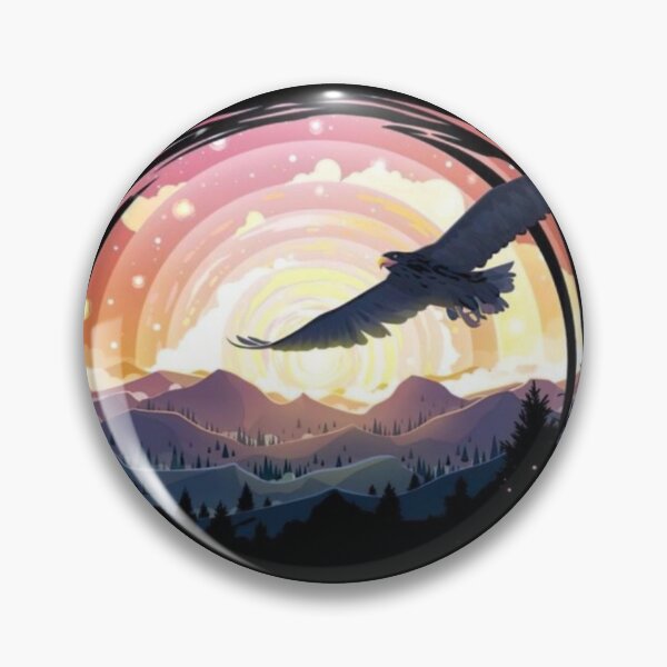 Item preview, Eagle Soaring Over Sunset  Artwork  designed and sold by NivyasArtistry.