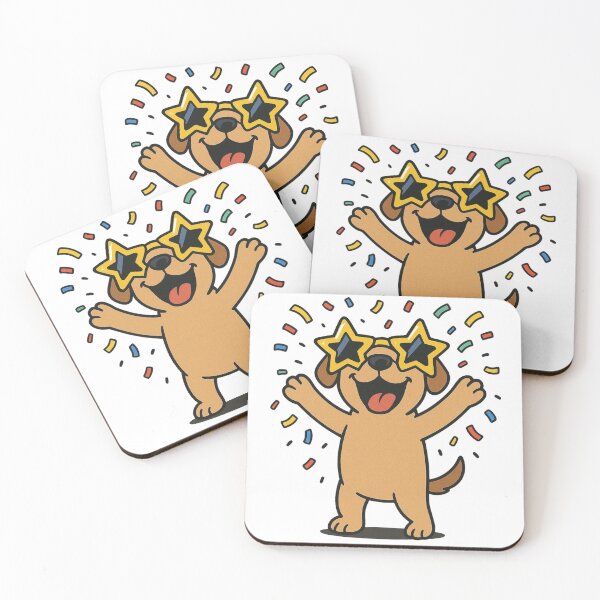Item preview, Dog Throwing Confetti – Fun New Year Party Dog designed and sold by Confuzz1ed.