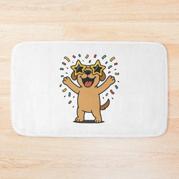 Item preview, Dog Throwing Confetti – Fun New Year Party Dog designed and sold by Confuzz1ed.