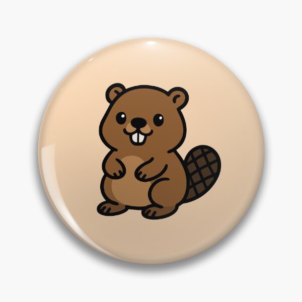 Item preview, Cute Cartoon Beaver designed and sold by WildlifeDoodle.
