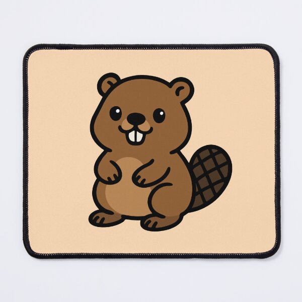 Item preview, Cute Cartoon Beaver designed and sold by WildlifeDoodle.