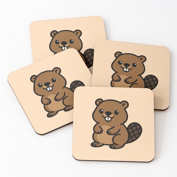 Item preview, Cute Cartoon Beaver designed and sold by WildlifeDoodle.