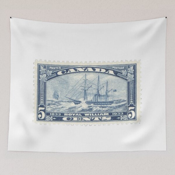 Item preview, Vintage Canada Royal William Postage Stamp designed and sold by red-amber65.