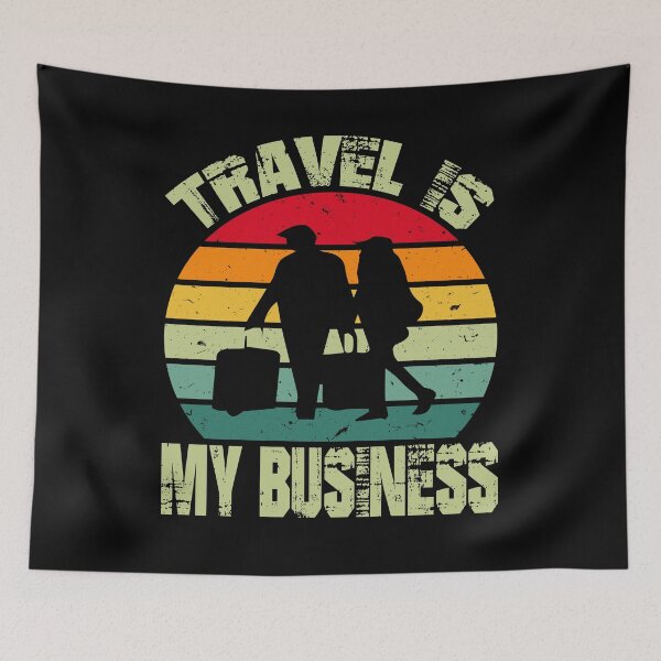 Item preview, TRAVEL IS MY BUSINESS designed and sold by EVANSTAGE.