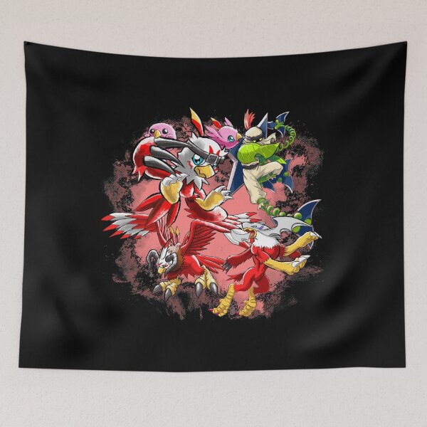 Item preview, Hawkmon and his Evolutions Active designed and sold by RajaSaoudshop.