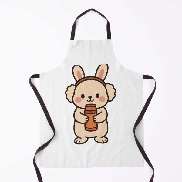 Item preview, Rabbit Holding Thermos – Cute Cozy Winter Bunny designed and sold by Confuzz1ed.