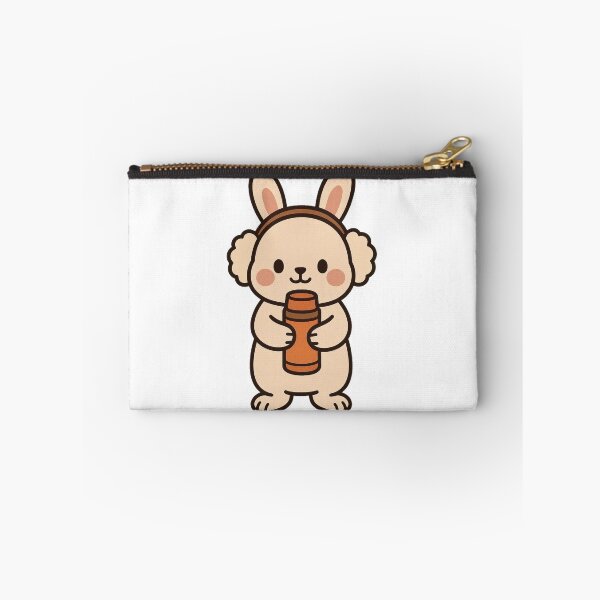 Item preview, Rabbit Holding Thermos – Cute Cozy Winter Bunny designed and sold by Confuzz1ed.