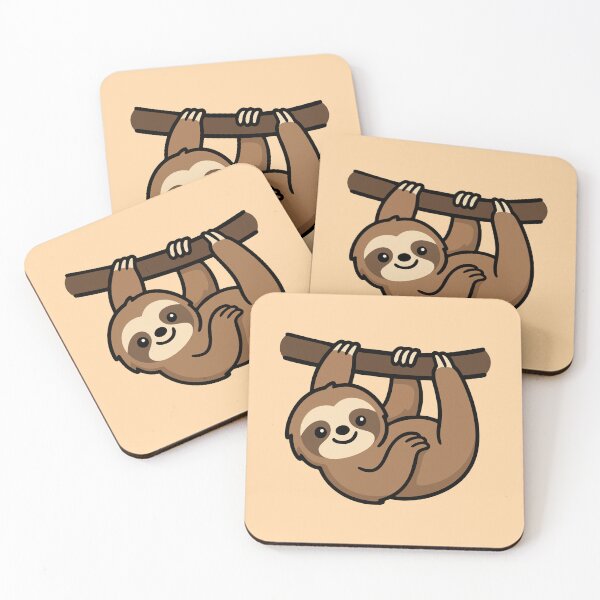 Item preview, Cute Hanging Sloth designed and sold by WildlifeDoodle.