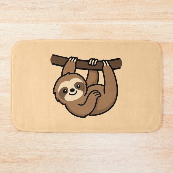 Item preview, Cute Hanging Sloth designed and sold by WildlifeDoodle.